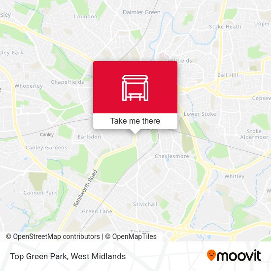 Top Green Park map
