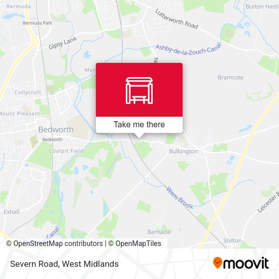 Severn Road map