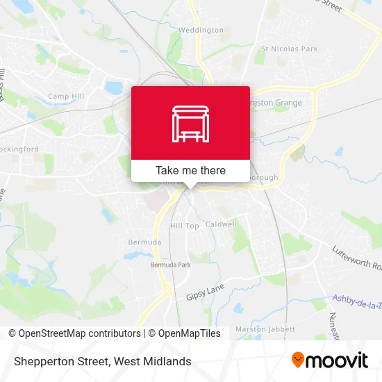 Shepperton Street map