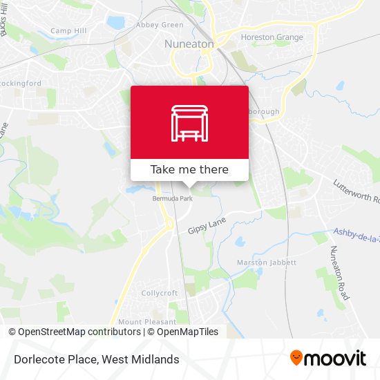 Dorlecote Place map