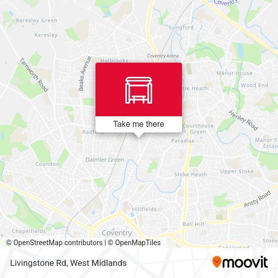 Livingstone Rd map