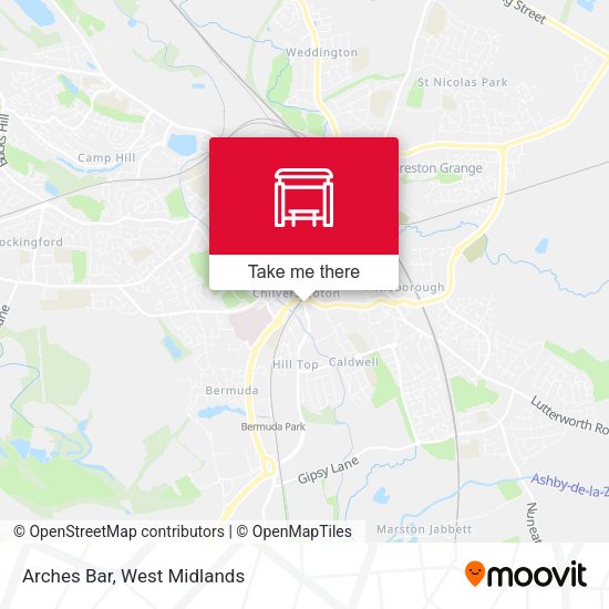 Arches Bar map