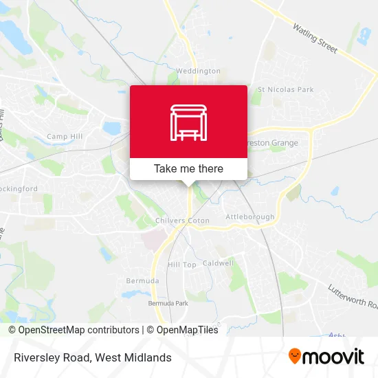 Riversley Road map