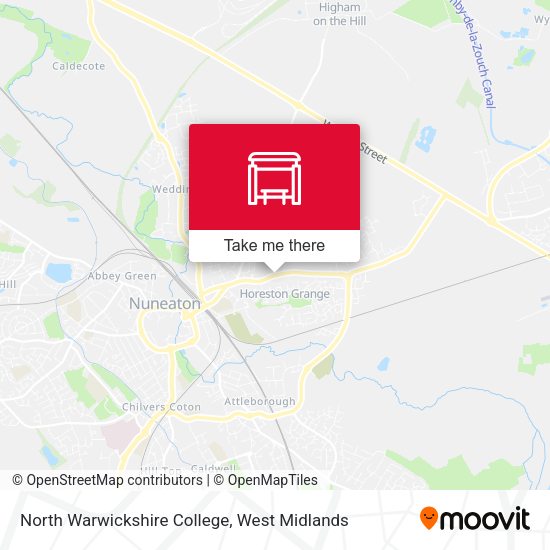 North Warwickshire College map