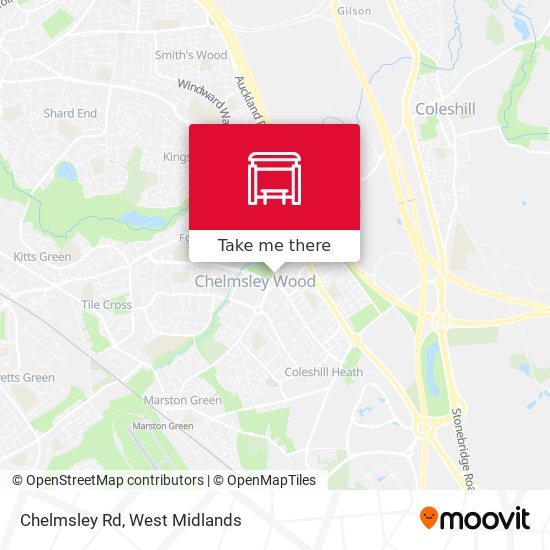 Chelmsley Rd map