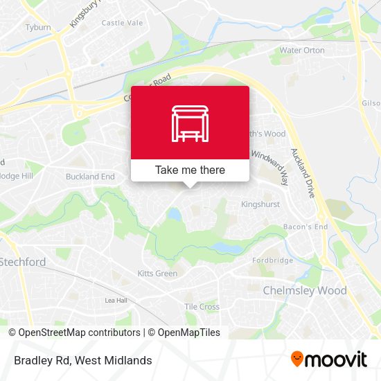 Bradley Rd map
