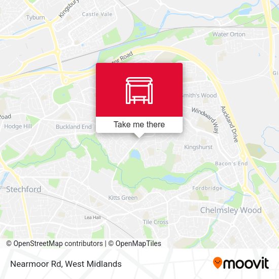 Nearmoor Rd map