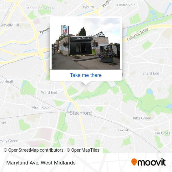 Maryland Ave map