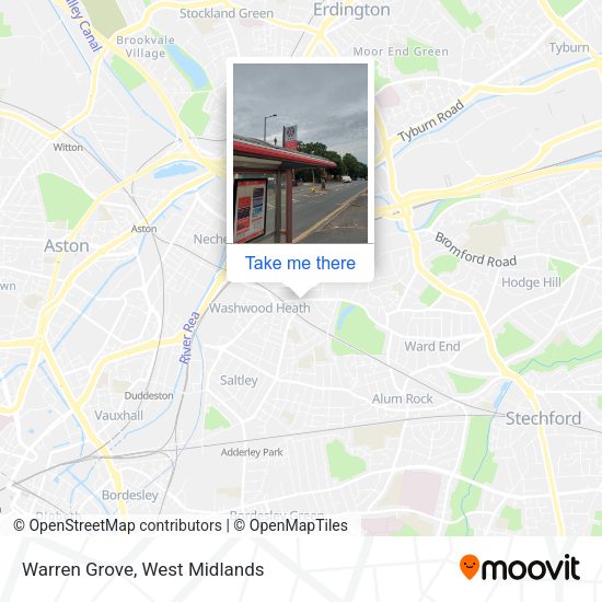 Warren Grove map