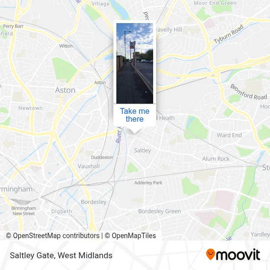 Saltley Gate map