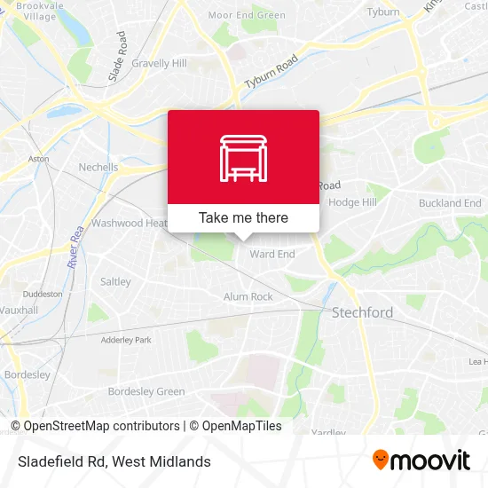 Sladefield Rd map