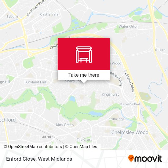 Enford Close map