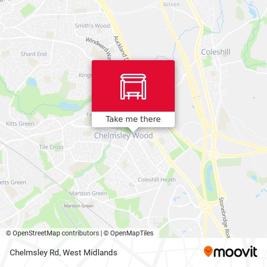 Chelmsley Rd map