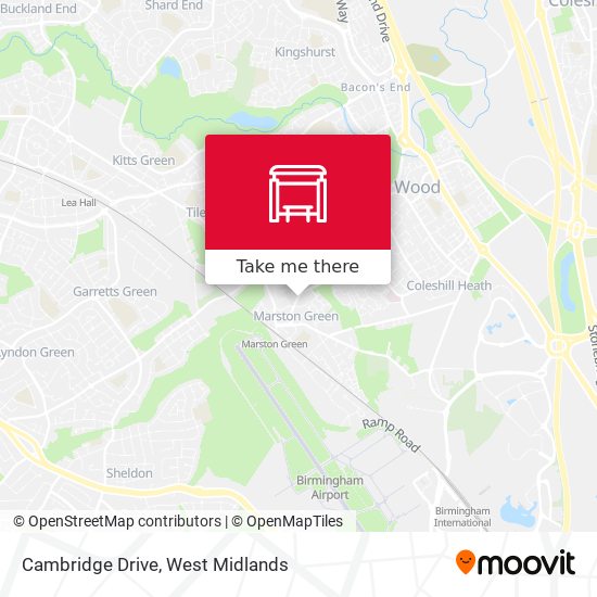 Cambridge Drive map