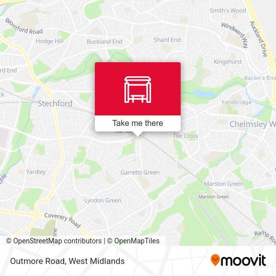 Outmore Road map