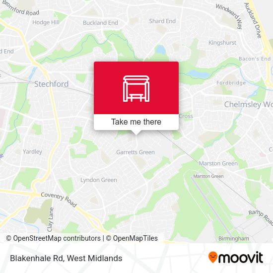 Blakenhale Rd map