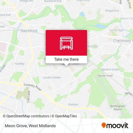Meon Grove map