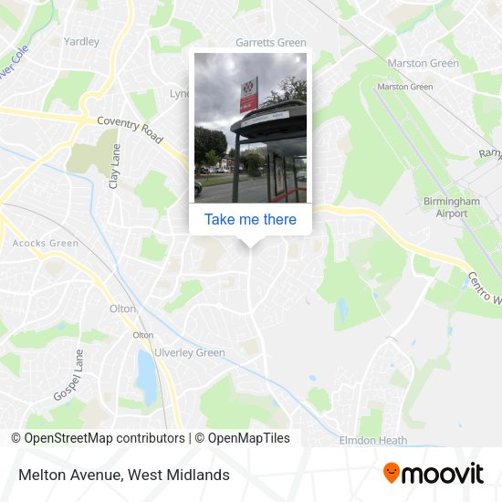 Melton Avenue map