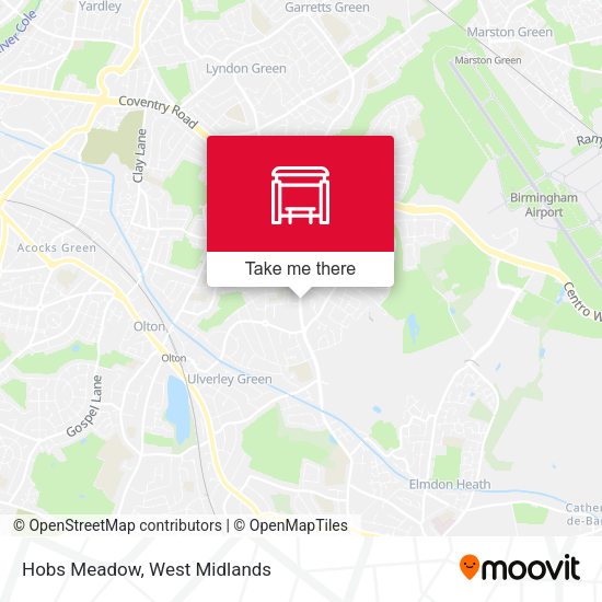 Hobs Meadow map