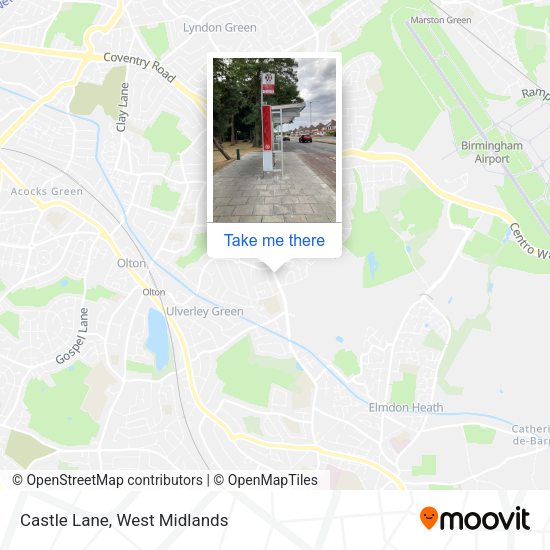 Castle Lane map