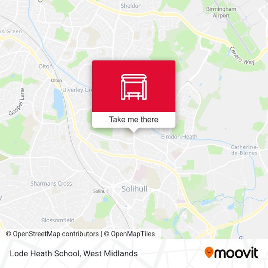Lode Heath School map