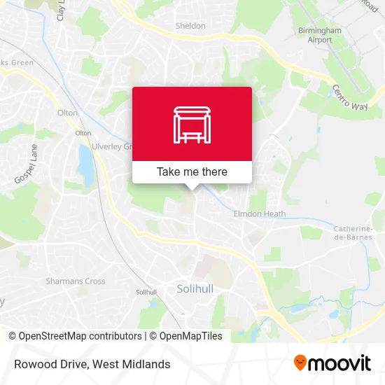 Rowood Drive map