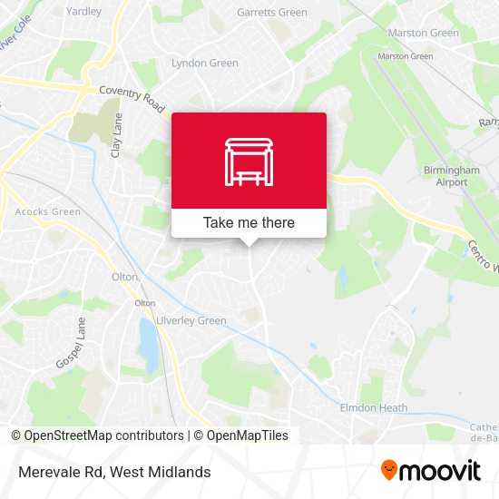Merevale Rd map