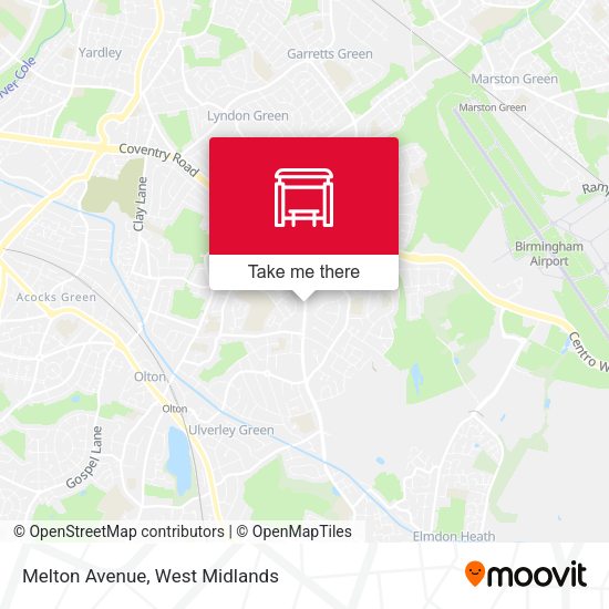 Melton Avenue map