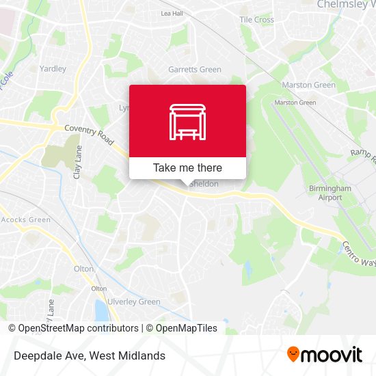 Deepdale Ave map