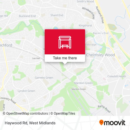 Haywood Rd map