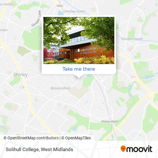 Solihull College map