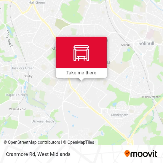 Cranmore Rd map