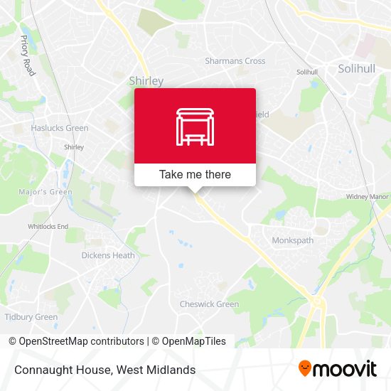 Connaught House map