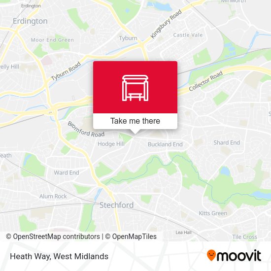 Heath Way map
