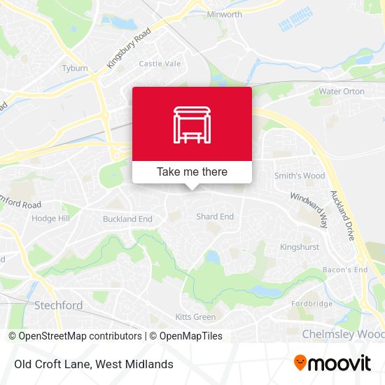 Old Croft Lane map