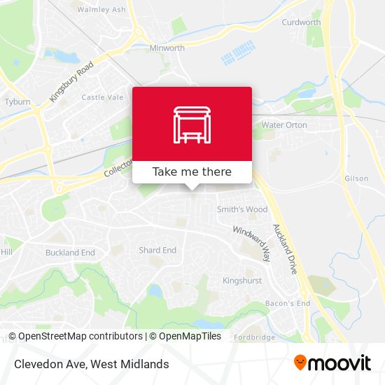 Clevedon Ave map