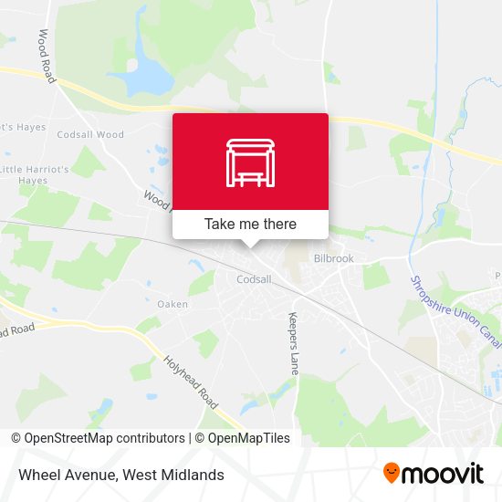 Wheel Avenue map