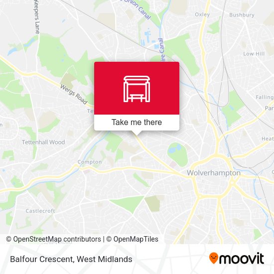 Balfour Crescent map