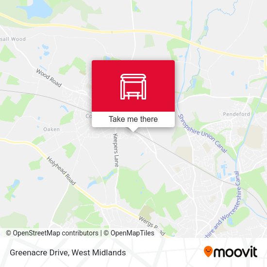 Greenacre Drive map