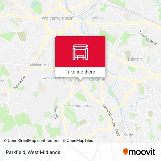 Parkfield map