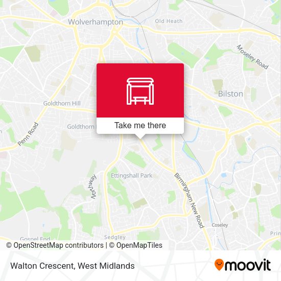 Walton Crescent map