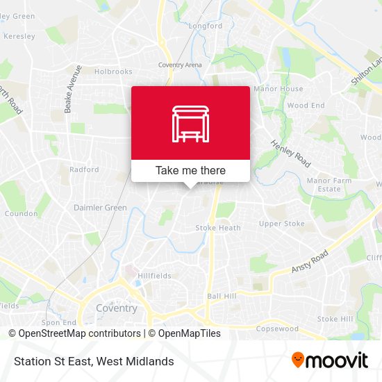 Station St East map