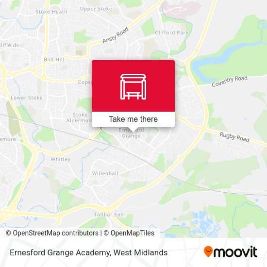 Ernesford Grange Academy map