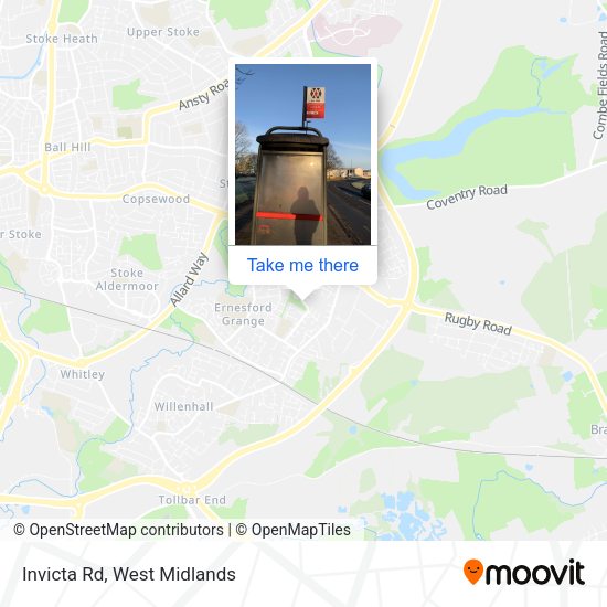 Invicta Rd map