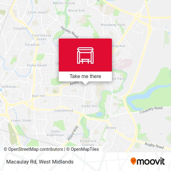 Macaulay Rd map