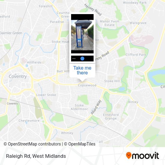 Raleigh Rd map