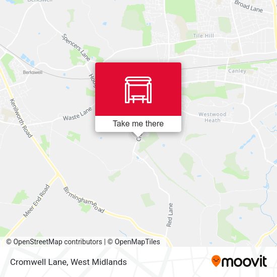 Cromwell Lane map