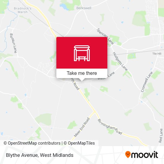 Blythe Avenue map