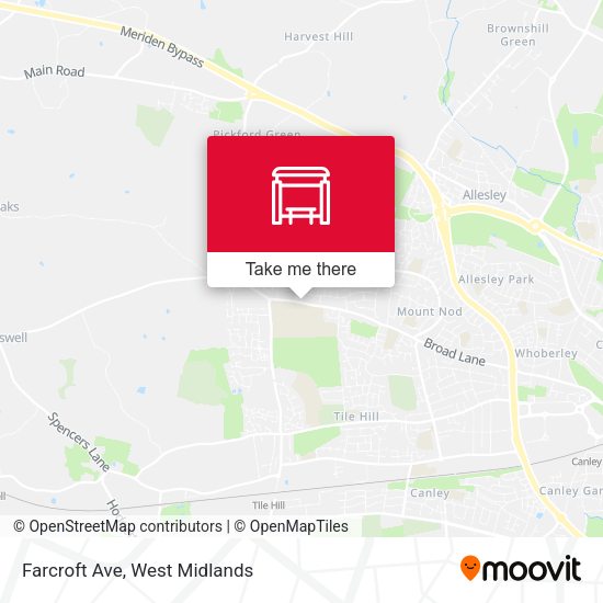 Farcroft Ave map