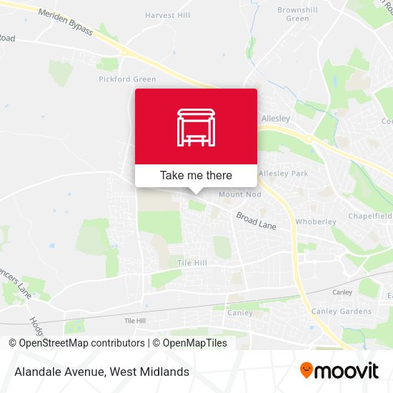 Alandale Avenue map